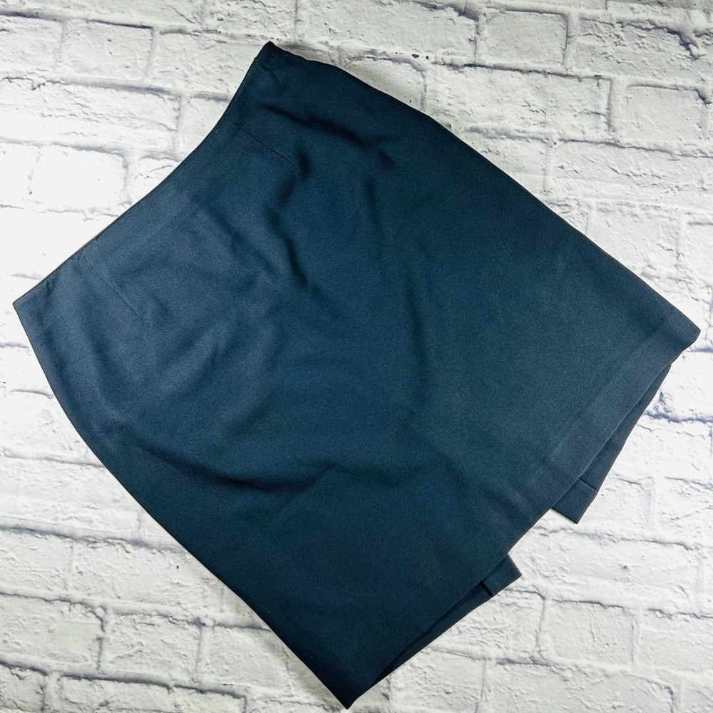Jones New York Essentials Dark Blue Pencil Skirt Women's 14 Office Career
